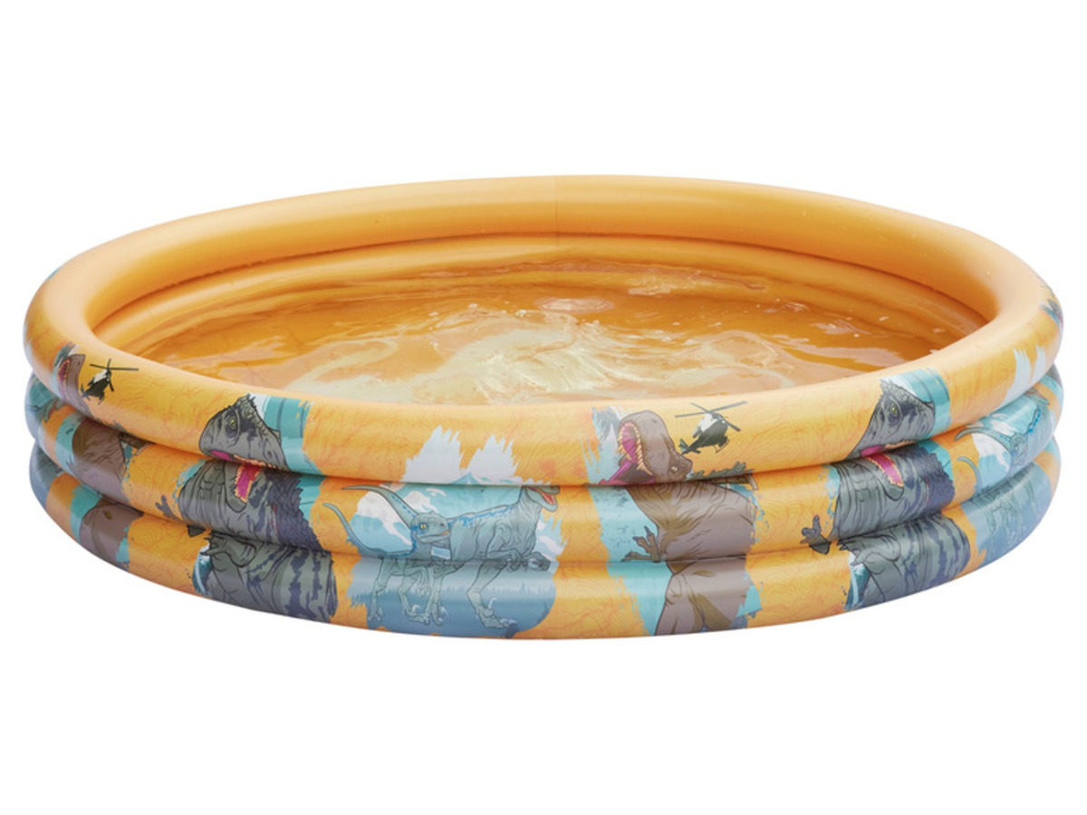 Bild 1 von Jurassic World 3-Ring-Pool, Dino-Design, 122 x 23 cm