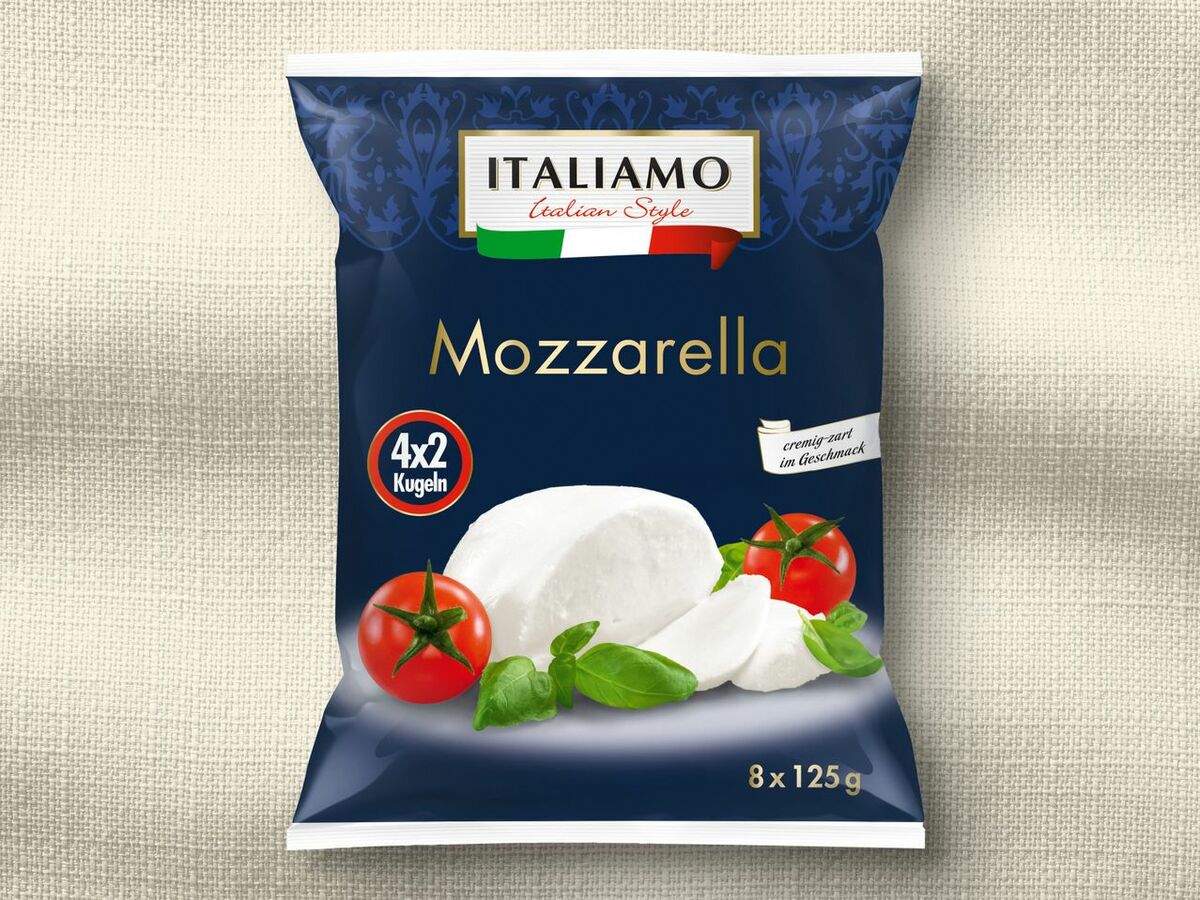 Bild 1 von Italiamo Mozzarella Multipack, 
         8x 125 g