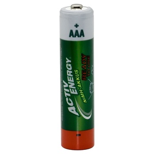 ACTIV ENERGY Akkus AA/AAA, 4er-Packung