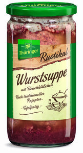 Rustikal Wurstsuppe