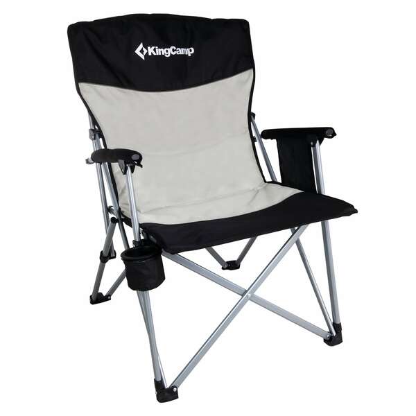 Bild 1 von KINGCAMP Camping Falt Stuhl XL Klapp Sessel Garten Outdoor Armlehne Stahl 136 kg