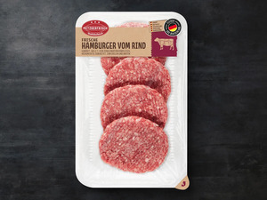 Metzgerfrisch Frische Hamburger vom Rind XXL, 
         4x 125 g