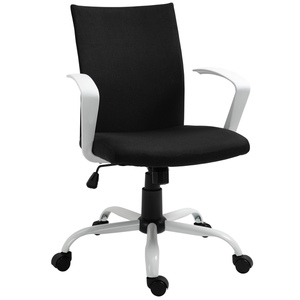 Vinsetto Bürostuhl Schreibtischstuhl Netzrückenstütze mit Wippenfunktion Kopflehne Home-Office-Stuhl höhenverstellbarer ergonomisch 360°-Drehräder