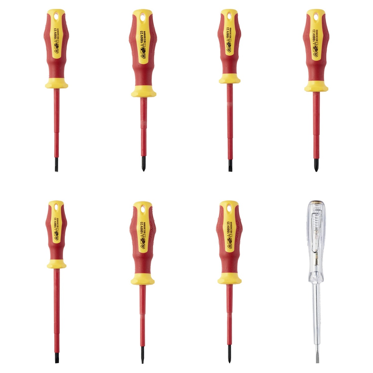 Bild 1 von WORKZONE VDE-Schraubendreher-Satz, 8er-Set