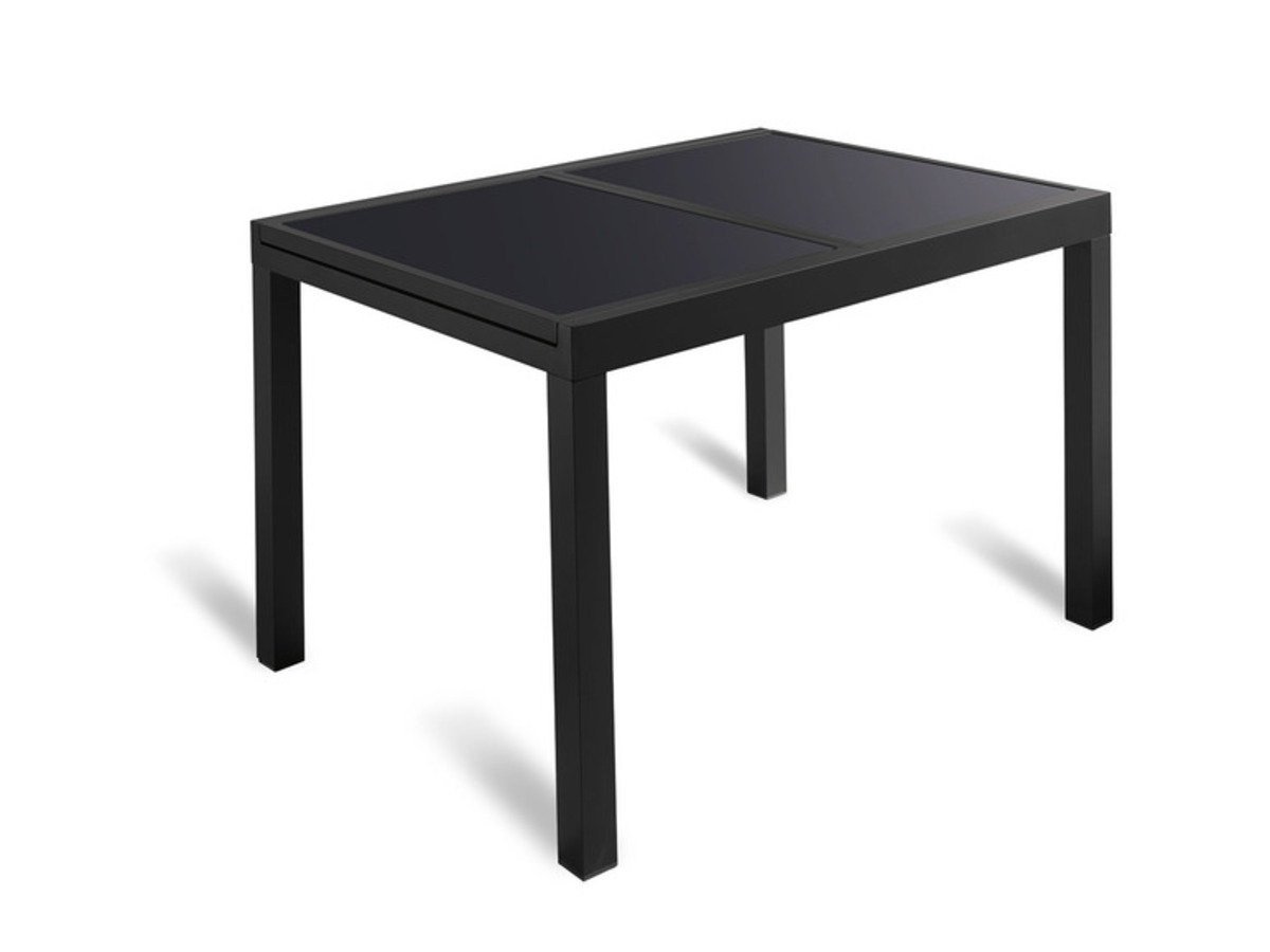 Livarno Home AluGartentisch »Houston«, ausziehbar, schwarz von Lidl