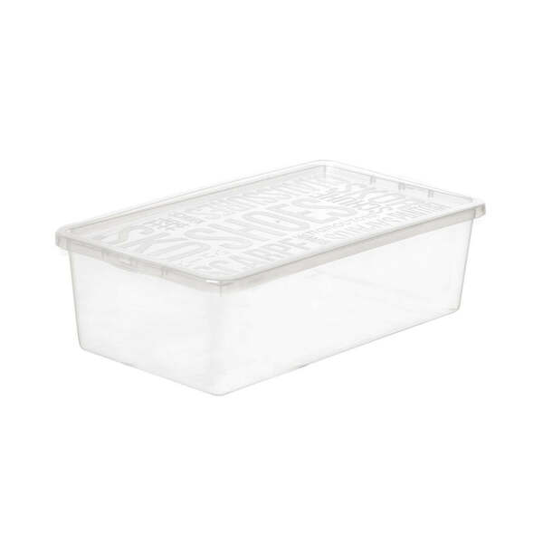 Bild 1 von Kleine 4 L Schuhbox transparent, Schuh-Organizer, Aufbewahrungsbox, Kunststoffbox, Schuhaufbewahrung