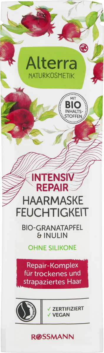 Bild 1 von Alterra NATURKOSMETIK Alterra Haarmaske Feuchtigkeit, 20 ml