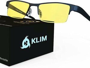 KLIM Sonnenbrille »Optics« KLIM Gaming Brille für PC, Handy und Fernseher + Anti-Müdigkeit, Anti-Blaulicht, UV-Schutz