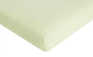 Jersey Spannbetttuch für Baby- u. Kinderbetten grün 50% Polyester, 50% Baumwolle Maße (cm): B: 70 Bettwaren