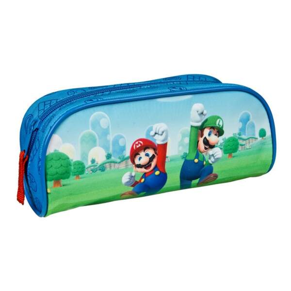 Bild 1 von Super Mario - Schüleretui - blau/grün