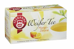 Teekanne Weißer Tee Mango-Zitrone