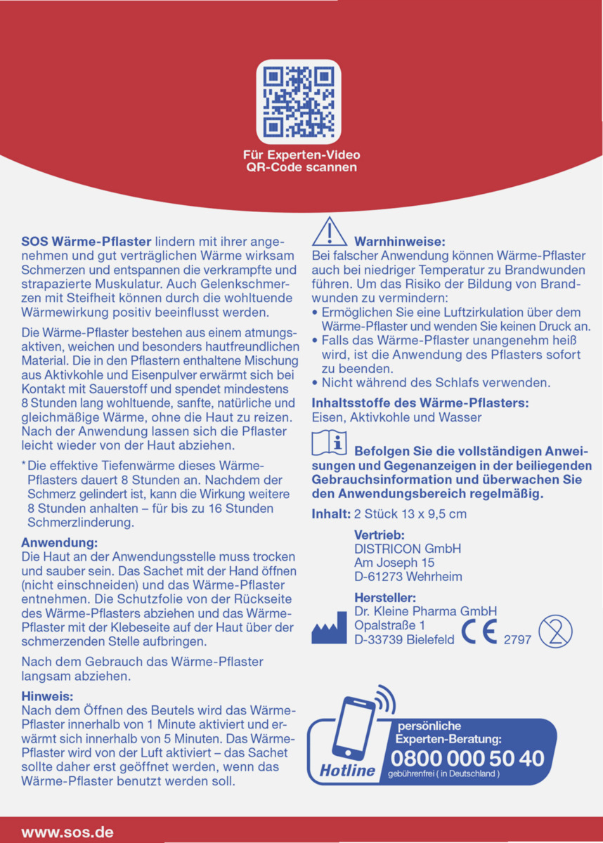 Bild 2 von SOS Wärme-Pflaster