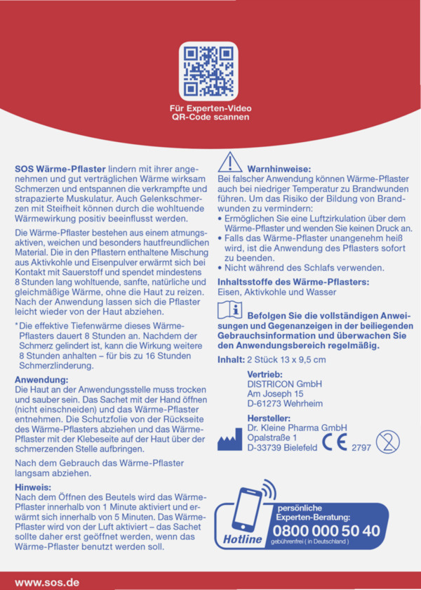 Bild 2 von SOS Wärme-Pflaster