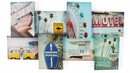 Bild 1 von Levandeo® Leinwandbild, Wandbild 3D Optik Holiday Motel Surfen Amerika Leinwandbild 74x41cm