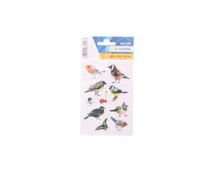 Herma Sticker Vögel Aquarell, 3Blatt