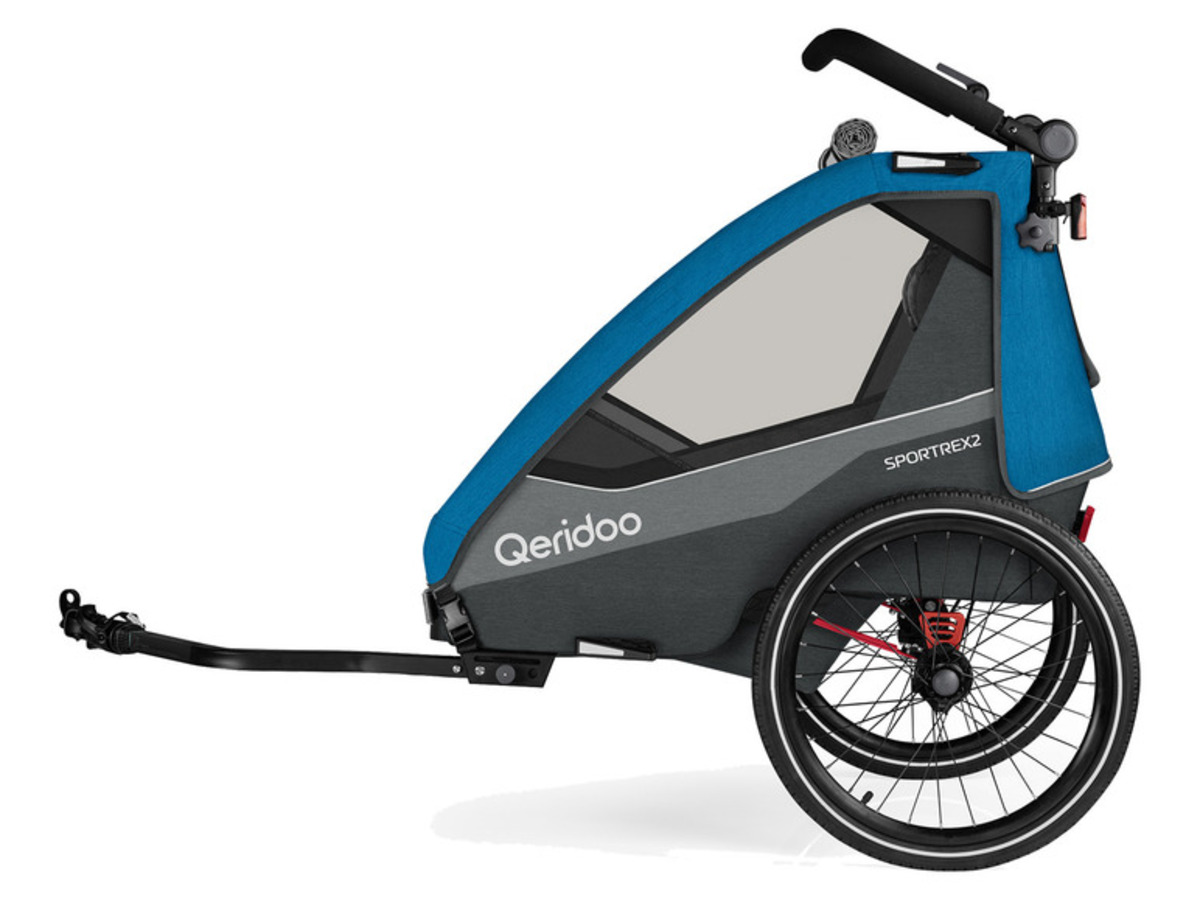 Bild 2 von Qeridoo Fahrradanhänger Sportrex2 2022 Limited Edition inkl. 2. Anhängerkupplung