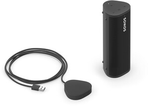 Sonos Roam + Wireless Charger Streaming-Lautsprecher schwarz