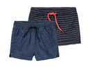 Bild 3 von LUPILU® Kleinkinder/Kinder Mädchen Shorts, 2 Stück, mit kleinen Seitenschlitzen