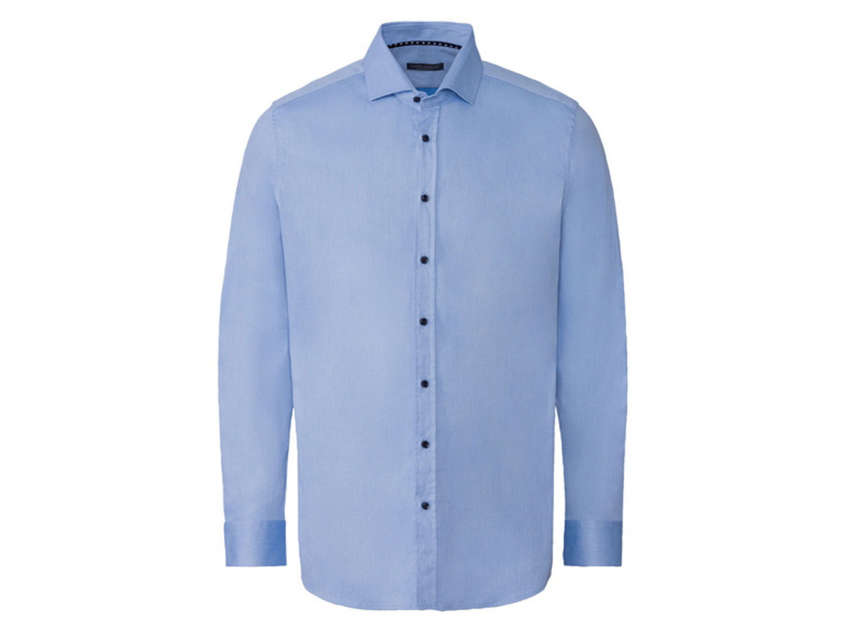 Bild 1 von NOBEL LEAGUE® Herren Businesshemd, aus hohem Baumwollanteil, hellblau
