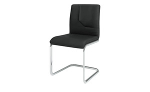 JOOP! Leder-Schwingstuhl  Straps schwarz Maße (cm): B: 48 H: 92 T: 57 Stühle