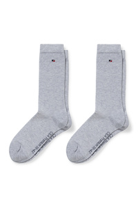 C&A Multipack 2er-Socken-Bio-Baumwolle-LYCRA®, Schwarz, Größe: 35-38