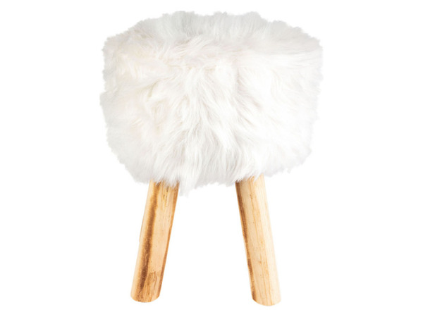 Bild 2 von Livarno Home Fellhocker, mit Kunstfell