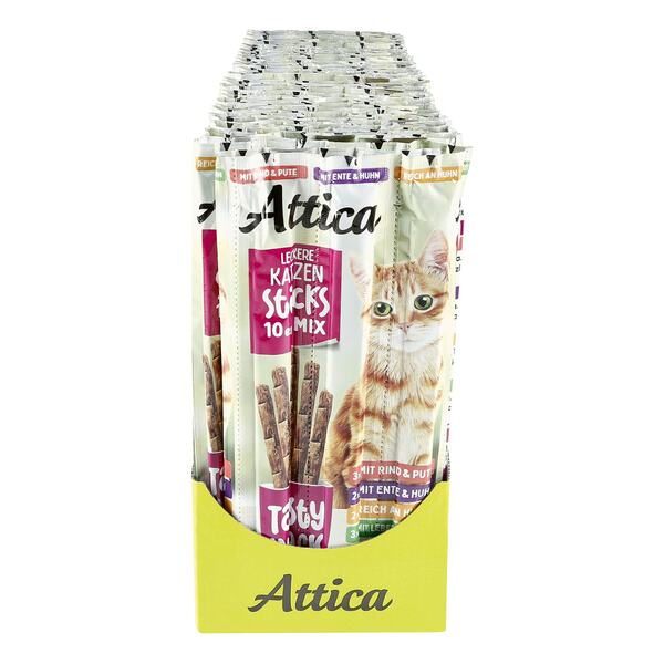 Bild 1 von Attica Katzensticks 50 g, verschiedene Sorten, 30er Pack