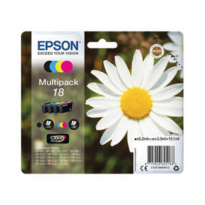 Epson Druckerpatrone 18-T1806 Original Multipack 4 Farben