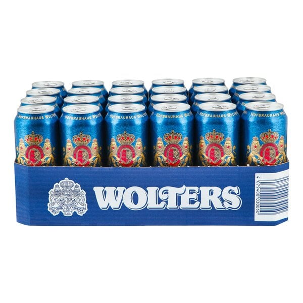 Bild 1 von Wolters Pilsener 4,9 % vol 0,5 Liter Dose, 24er Pack