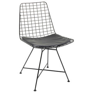 Kare-Design Stuhl  Schwarz  Metall