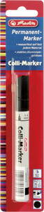herlitz Permanentmarker Colli Marker 1 - 4 mm schwarz, wasserfest, nachfüllbar