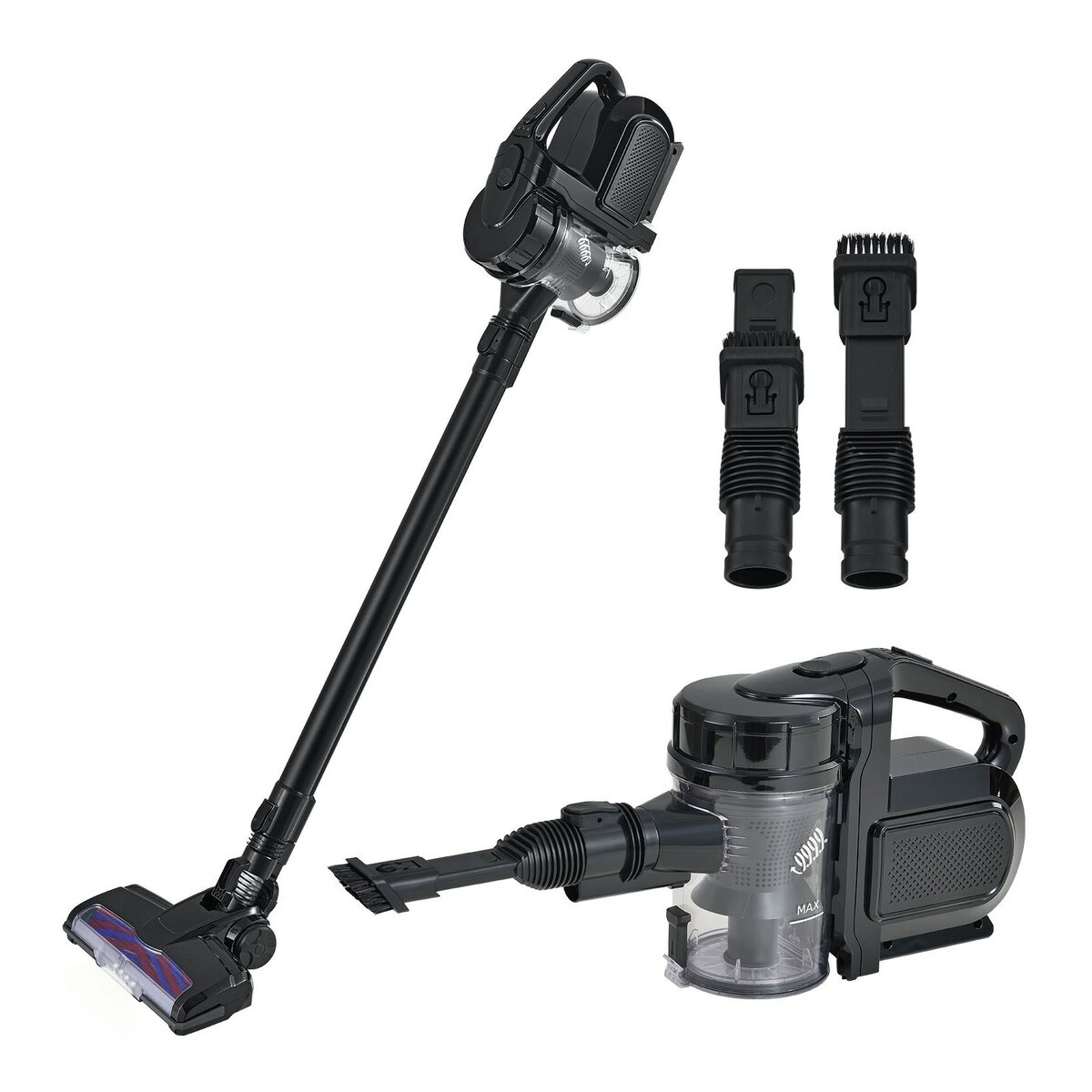 Bild 1 von Juskys 2in1 Akku Staubsauger VAC100 Pro - Handstaubsauger kabellos & beutellos - schwarz