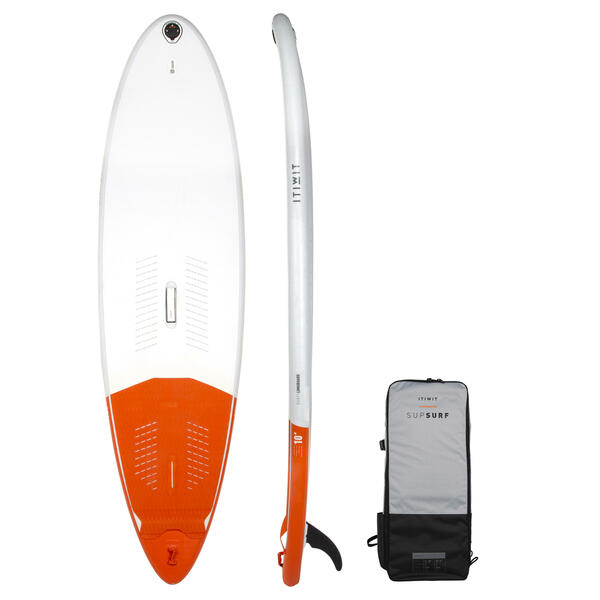 Bild 1 von SUP-Board aufblasbar Stand Up Paddle Longboard Surfen 500 10' 140 L weiss