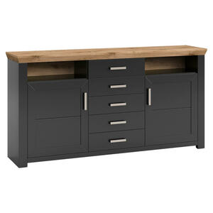 SetOne by Musterring SIDEBOARD Graphit Eiche Artisan