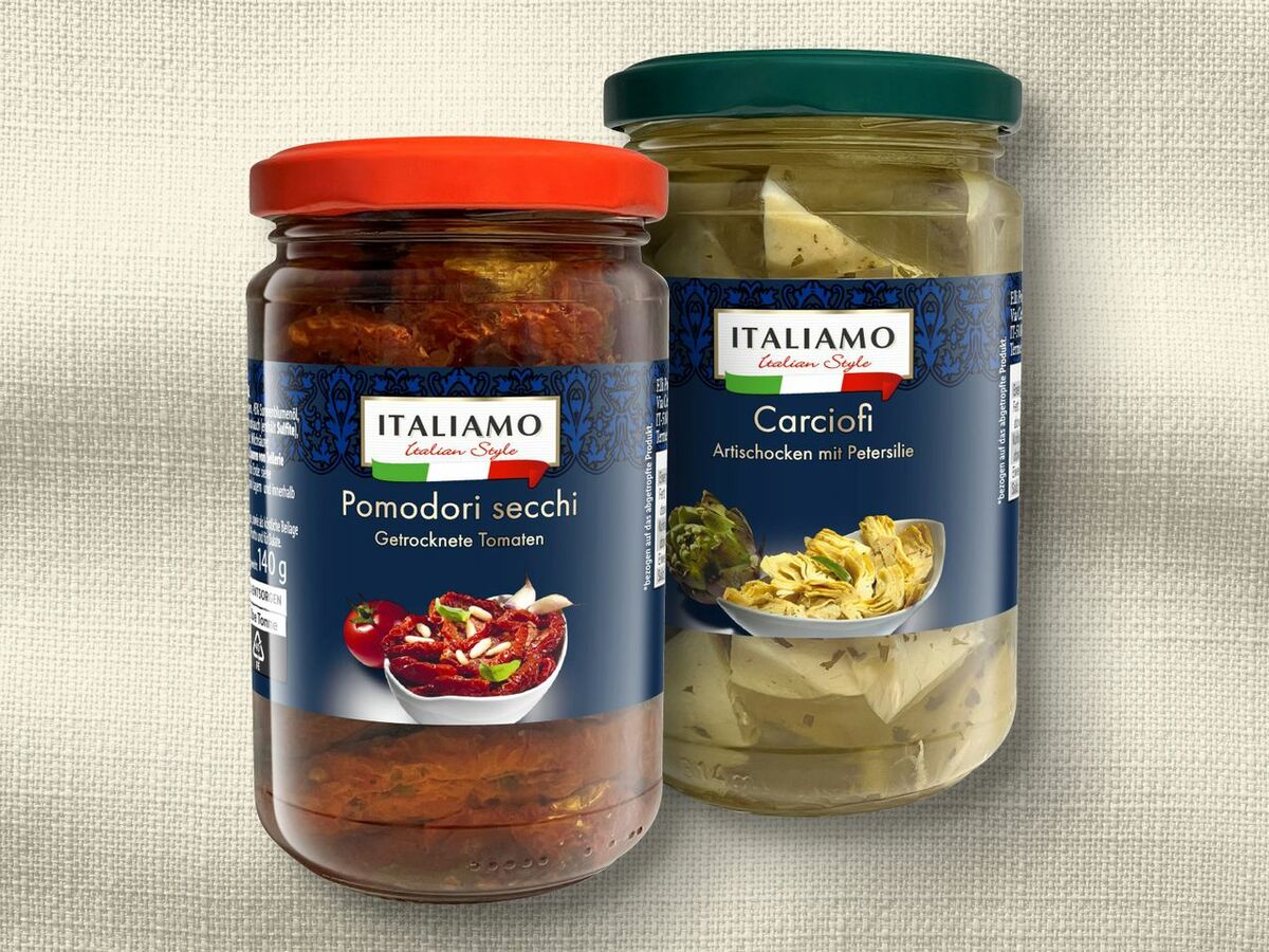 Bild 1 von Italiamo Antipasti, 
         285/300 g; Abtropfgewicht: 140/157/180 g