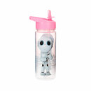 Bild 1 von Trinkflasche mit Motiv "Robbie Roboter", Kinderflasche, für Freizeit und Schule, rosa