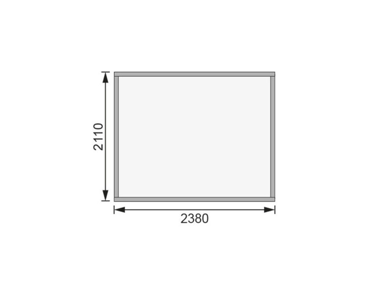 Bild 4 von Karibu 14 mm Gartenhaus »Pyrmont 4«, aus Holz, naturbelassen, 5,02 qm