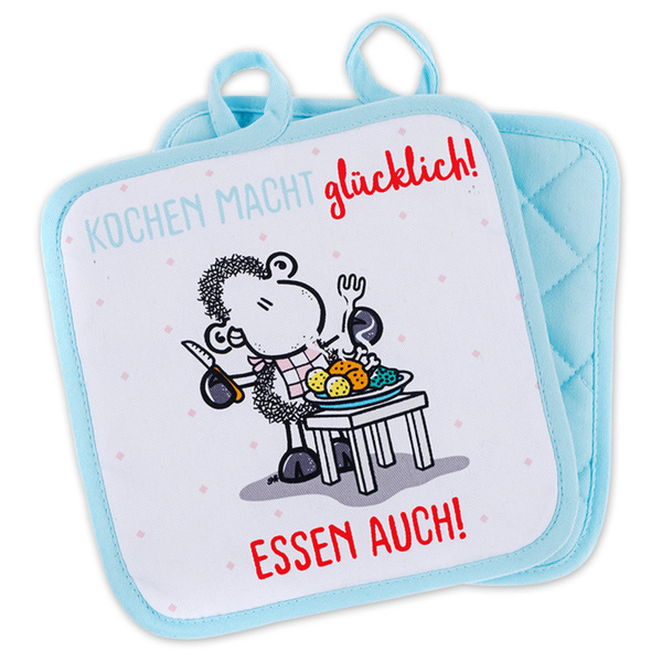 Bild 2 von Sheepworld Topflappen 2er-Set + 1 Geschirrtuch gratis
