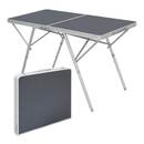 Bild 1 von Standfester Aluminium Campingtisch 120x60x70cm Stabiler Klapptisch Alu-Falttisch