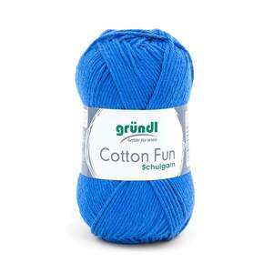 Wolle "Cotton Fun" 50 g royalblau
