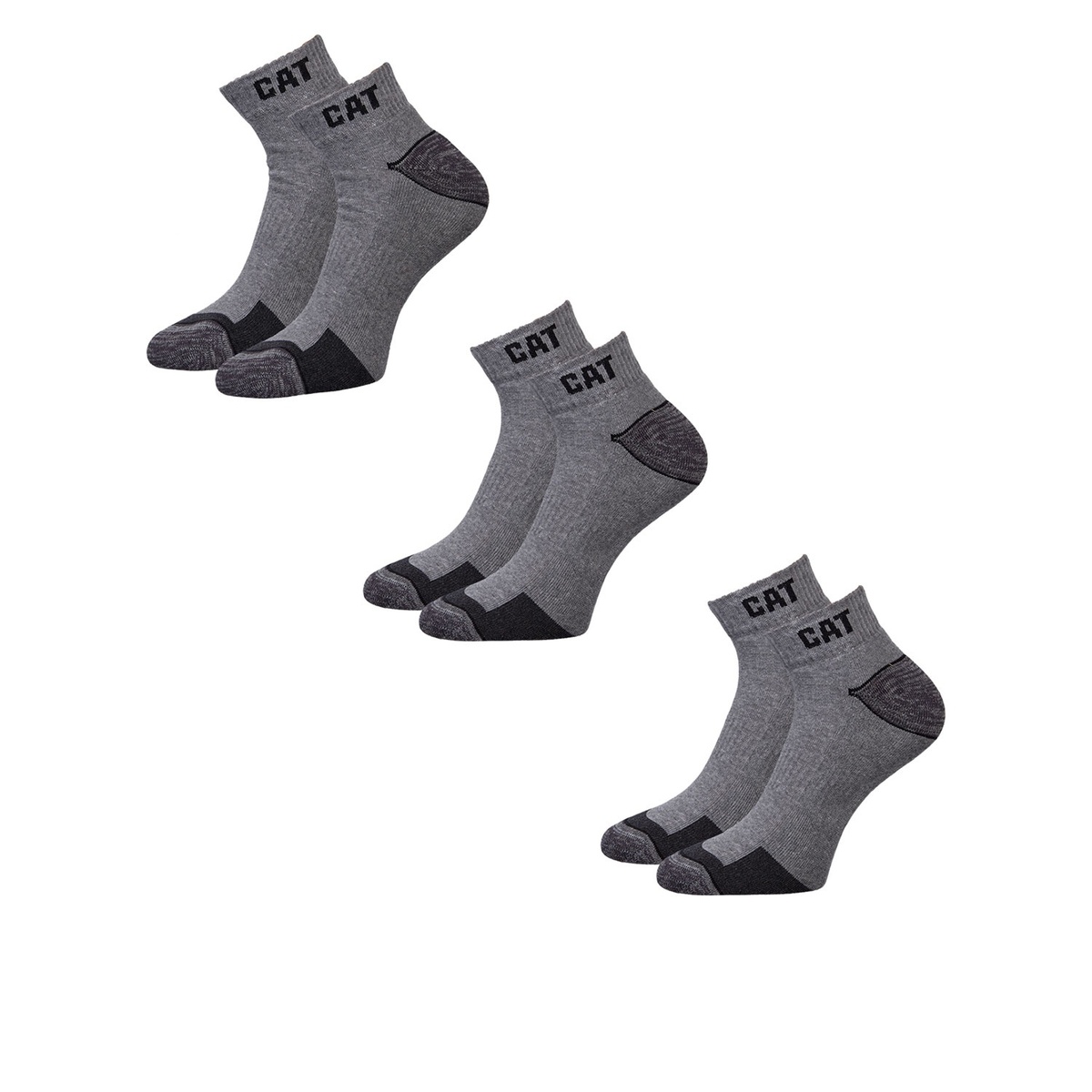 Bild 3 von CAT®  Damen oder Herren Sneaker-Arbeitssocken, 3 Paar