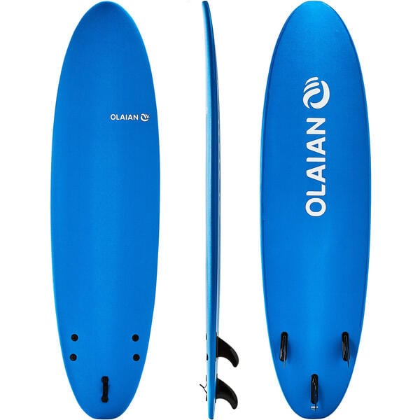 Bild 1 von Surfboard Schaumstoff 100 7' inkl. Leash und 3 Finnen