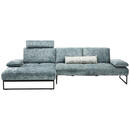 Bild 1 von Joop! Wohnlandschaft, Graublau, Textil, 3,5-Sitzer, Ottomane links, L-Form, 310x160 cm, erweiterbar, Typenauswahl, Lederauswahl, Stoffauswahl, seitenverkehrt erhältlich, individuell planbar, Wohnzim