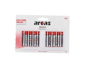 Arcas Batterie Alkaline, 8er, AA/R6