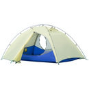 Bild 1 von Outsunny Camping Zelt 2 Personen Zelt Kuppelzelt PU3000mm einfache Einrichtung für Trekking leicht Aluminium Nylon Cremeweiß 230 x 140 x 110 cm