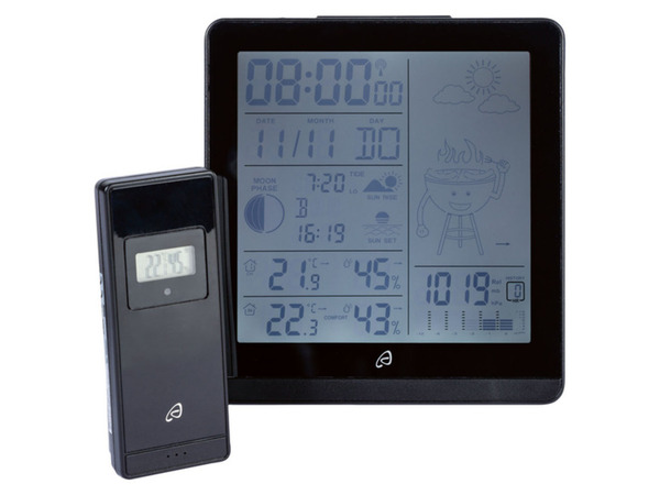 Bild 2 von AURIOL Funk-Wetterstation, mit Außensensor und Grillwetter-Anzeige