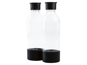 SILVERCREST Ersatzflaschen für Twin Sprudler, von SodaWorld