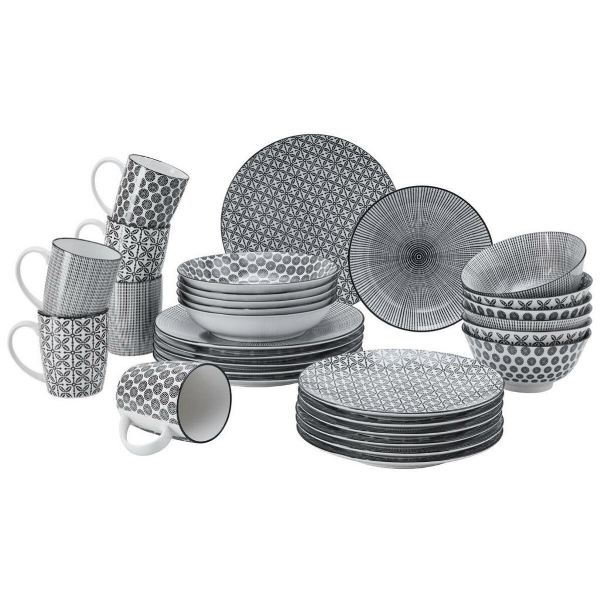 Bild 1 von RITZENHOFF BREKER Porzellan KOMBISERVICE 30-teilig, Weiß