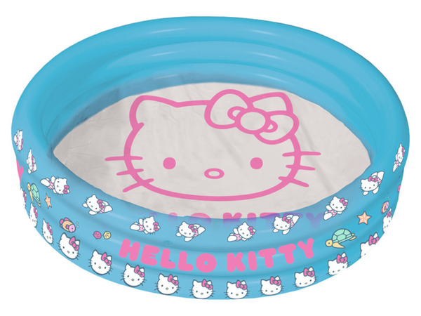 Bild 1 von Hello Kitty 3-Ring-Pool, transparent blau, 100 x 23 cm