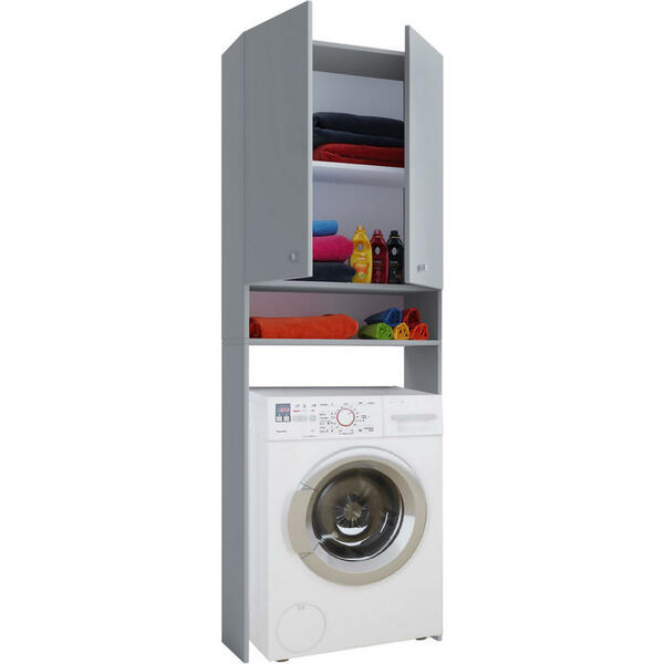 Bild 1 von Mid.you Waschmaschinenverbau  Grau  Kunststoff